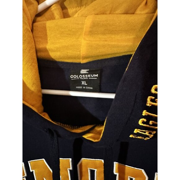 Men's Colosseum Navy Emory Eagles Isle Pullover Hoodie Size XL NWT - Picture 3 of 6
